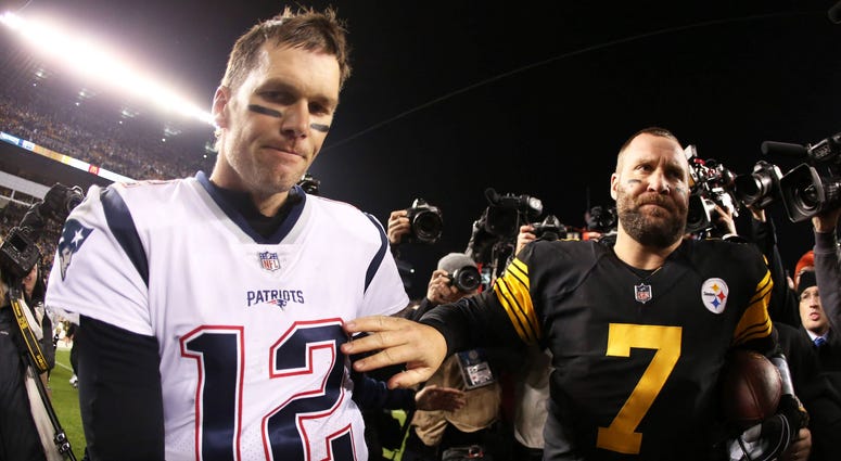 Tom Brady and Ben Roethlisberger Tom Brady and Ben Roethlisberger